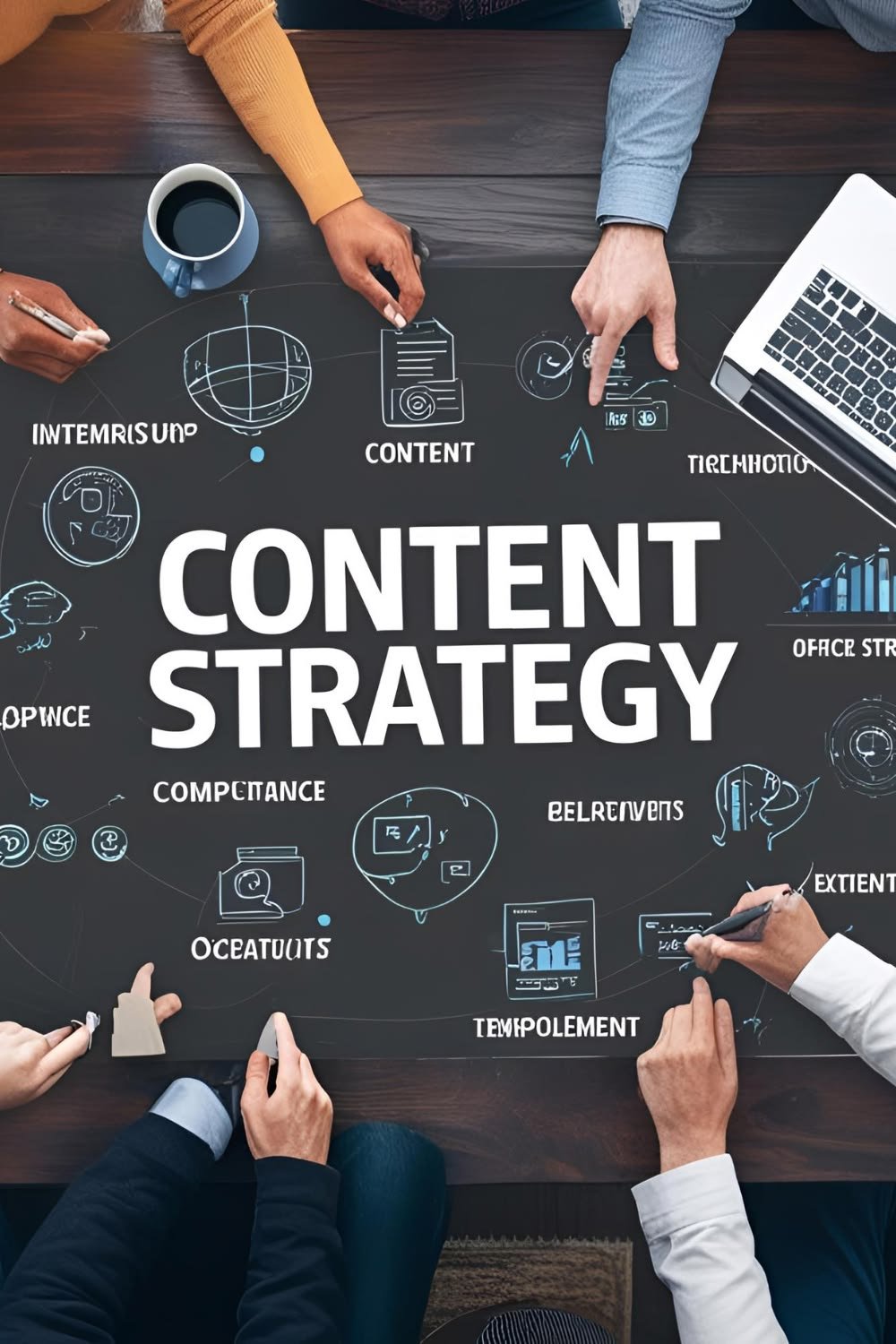 Content strategy and planning illustration