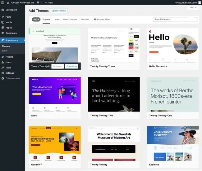 Custom WordPress theme and Elementor website build